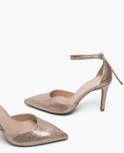 Salones & Stilletos*Cuplé Pala Talon Alto Charol Salmon