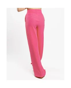 Pantalones*Cuplé Pantalon Campana Crep Fucsia