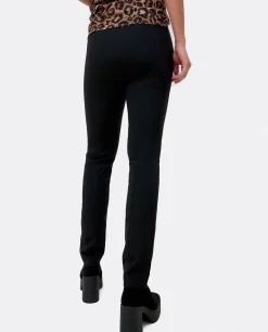 Pantalones*Cuplé Pantalon Pitillo Doble Tela Negro