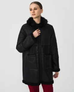 Chaquetas Y Abrigos*Cuplé Parka Polipiel Nylon Negro