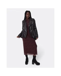 Pelo Y Piel*Cuplé Pelum Biker Chaqueta Piel Negro