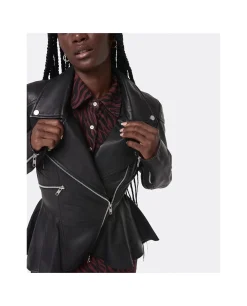 Pelo Y Piel*Cuplé Pelum Biker Chaqueta Piel Negro