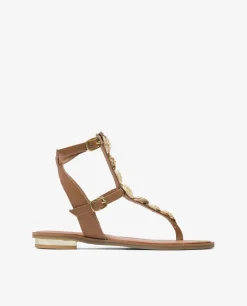 Sandalias*Cuplé Romana Chapas Napa Beig
