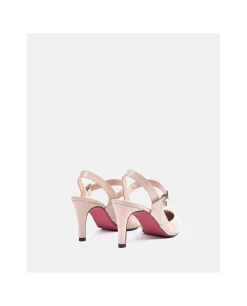Salones & Stilletos*Cuplé Salon Destalonado Hebilla Charol Sable