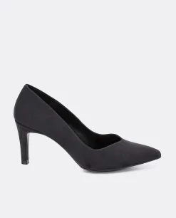 Salones & Stilletos*Cuplé Salon Pico Ultrasuede Antracita