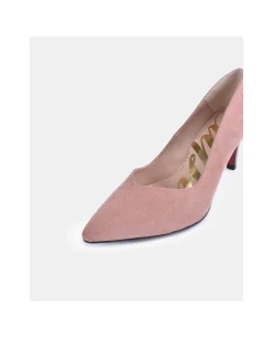 Salones & Stilletos*Cuplé Salon Pico Ultrasuede Rosa Palo