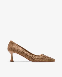 Salones & Stilletos*Cuplé Salon Strass Ante Cuero