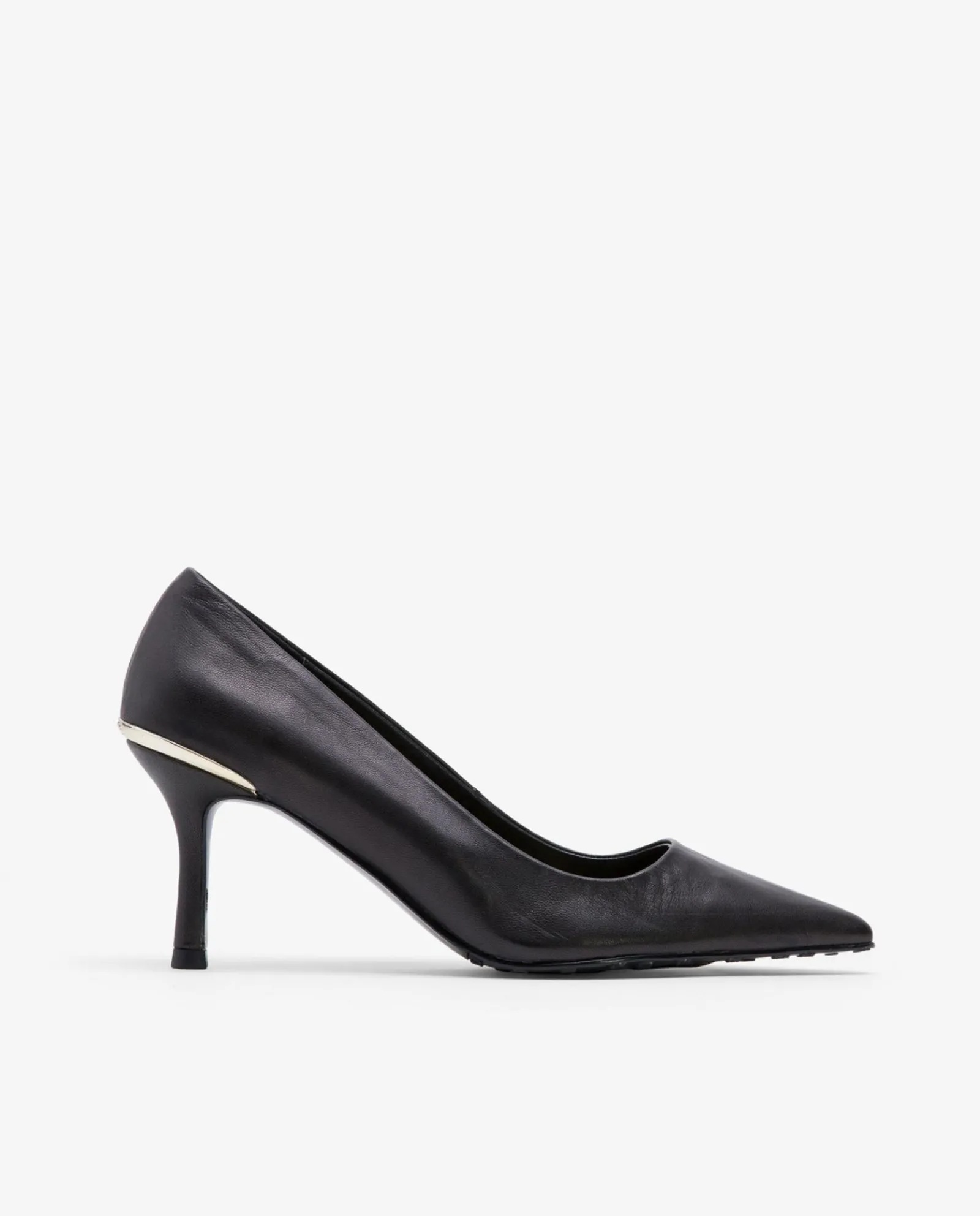 Salones & Stilletos*Cuplé Salon T/Metal Napa Negro