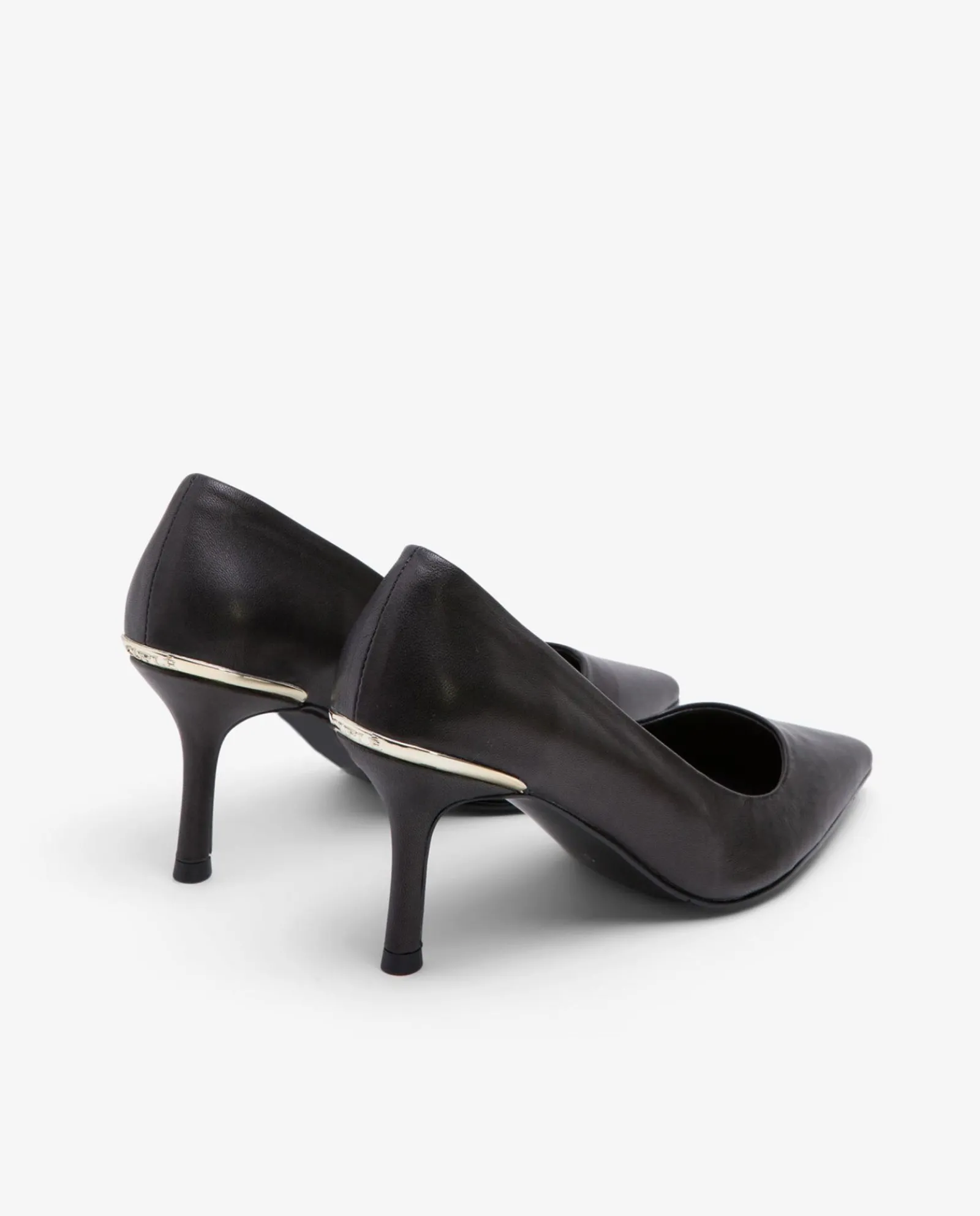 Salones & Stilletos*Cuplé Salon T/Metal Napa Negro