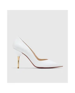 Zapatos Tacón*Cuplé Salon Vera Piel Blanco