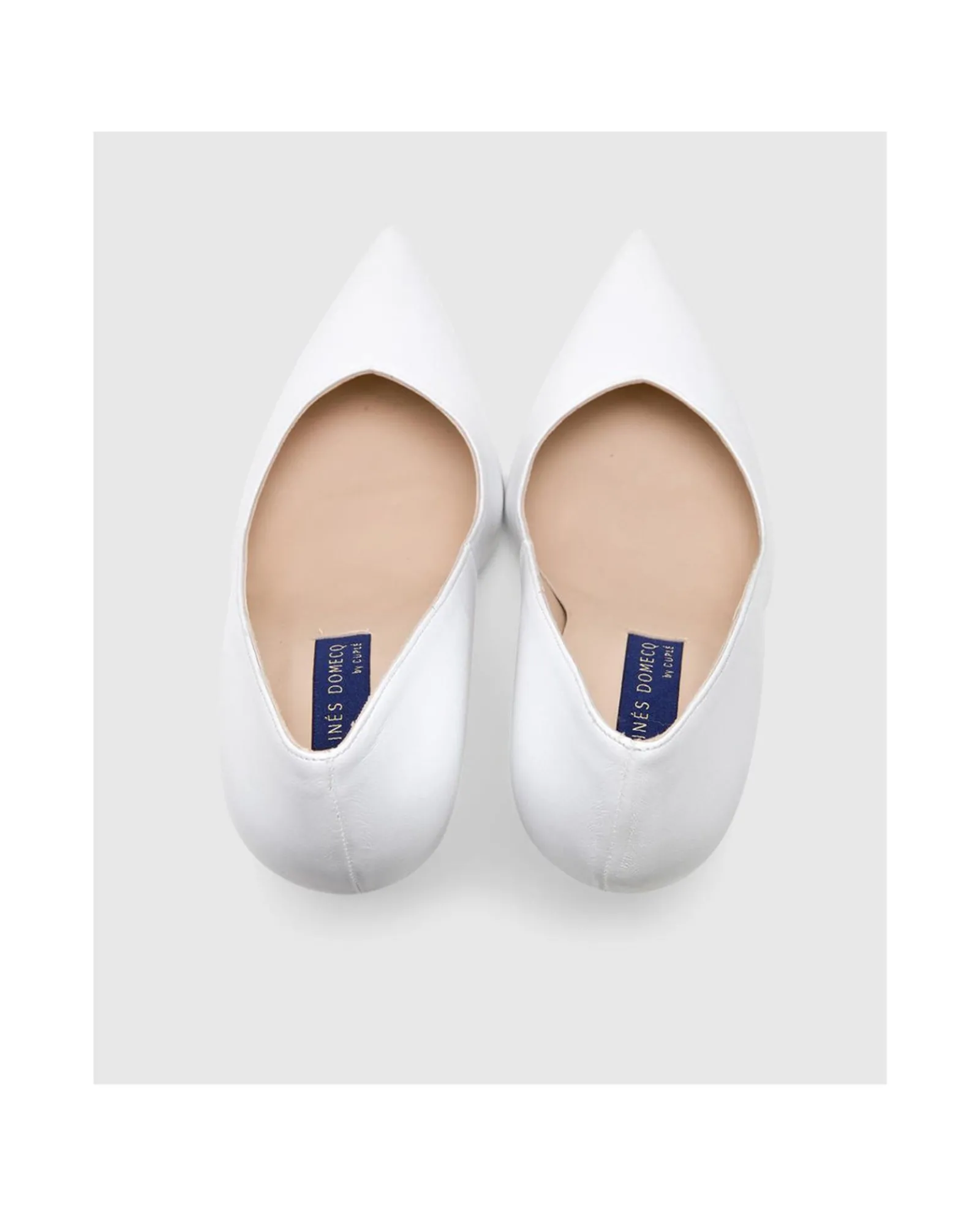 Zapatos Tacón*Cuplé Salon Vera Piel Blanco