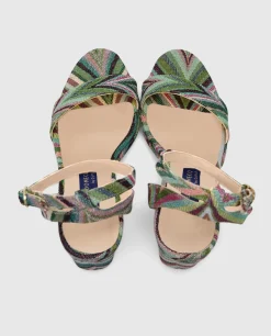 Sol Ines Domecq*Cuplé Sandalia Conil Textil Multicolor