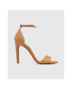 Zapatos Tacón*Cuplé Sandalia El Palmar Rafia Beig