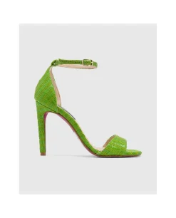 Zapatos Tacón*Cuplé Sandalia El Palmar Rafia Verde