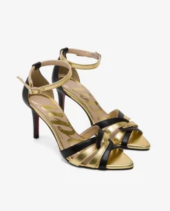 Sandalias*Cuplé Sandalia Entrelazada Piel Negro