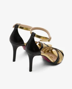 Sandalias*Cuplé Sandalia Entrelazada Piel Negro