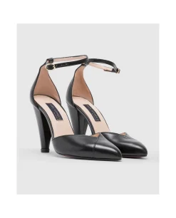 Special Prices*Cuplé Sandalia Madrid Piel Negro