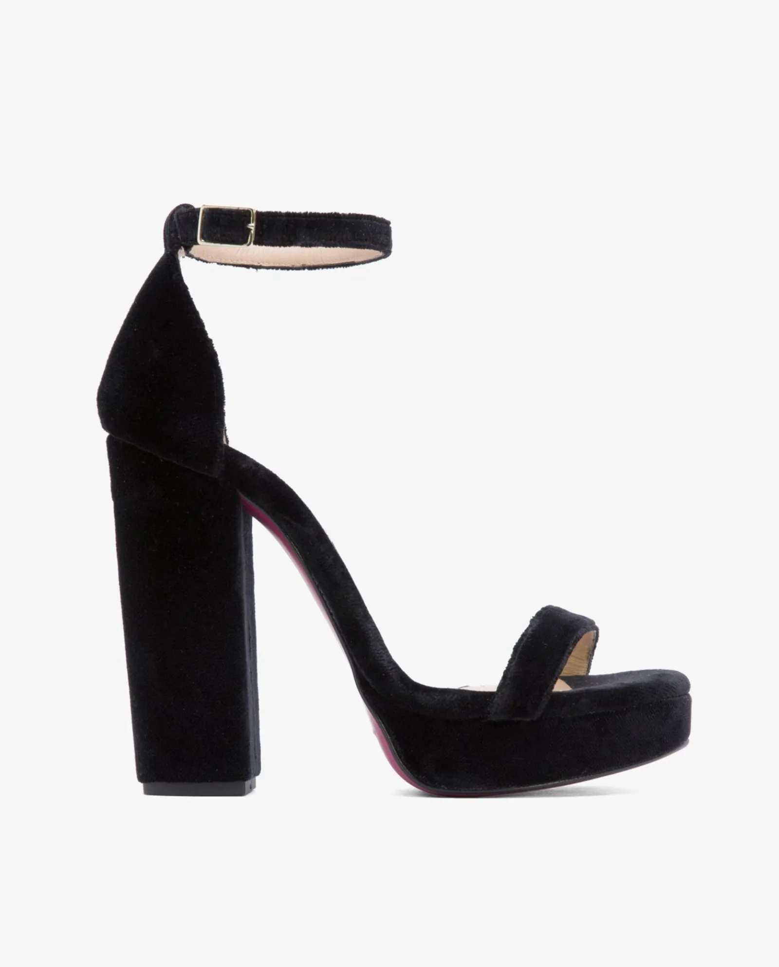 Special Prices*Cuplé Sandalia Malaga Terciopelo Negro