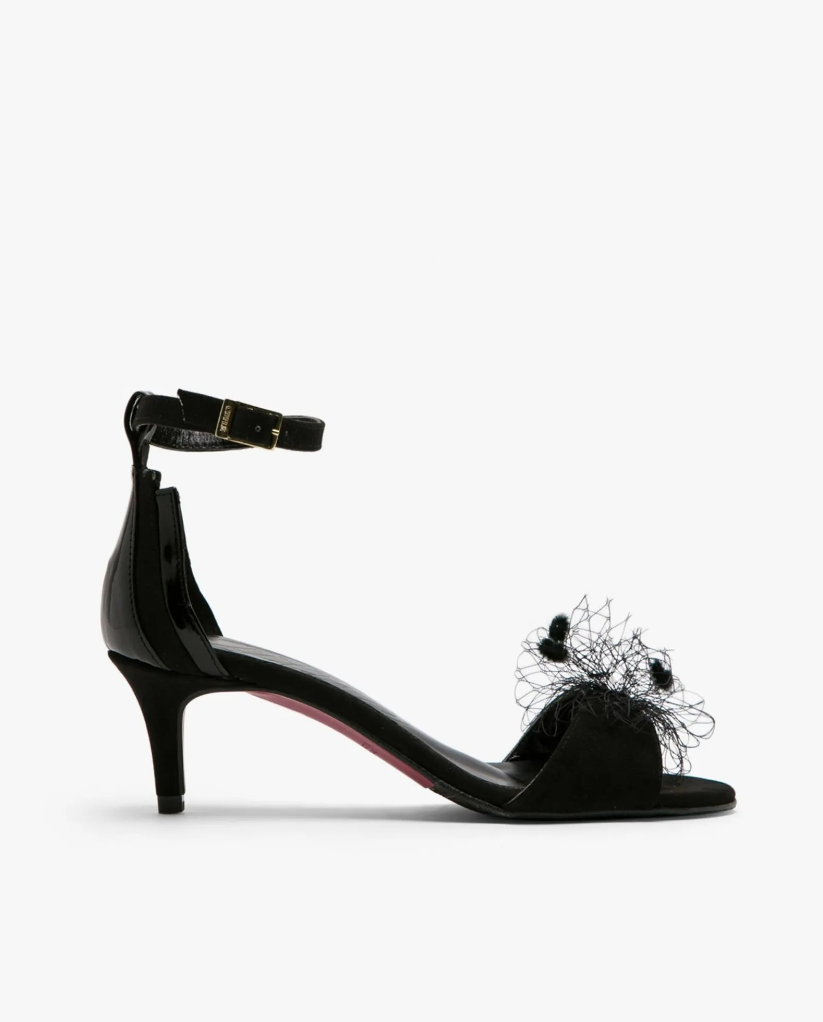 Sandalias*Cuplé Sandalia Pala Ultrasuede Negro