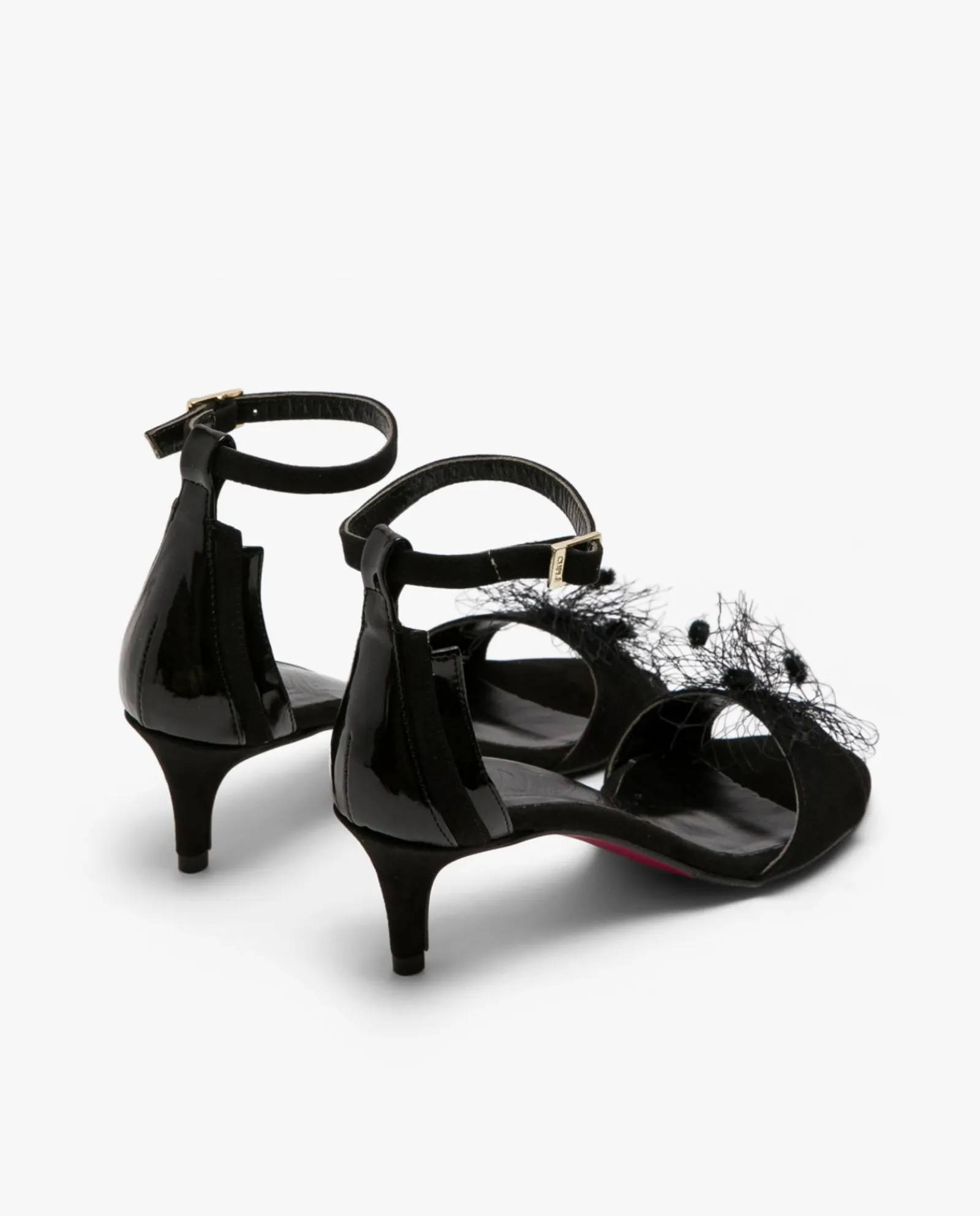 Sandalias*Cuplé Sandalia Pala Ultrasuede Negro
