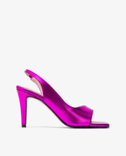 Sandalias*Cuplé Sandalia Tecnopiel Metalizado Fucsia
