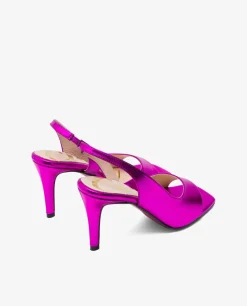 Sandalias*Cuplé Sandalia Tecnopiel Metalizado Fucsia