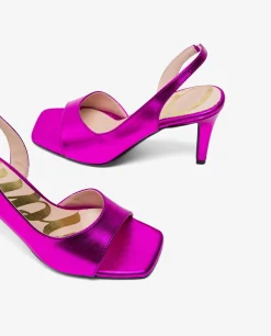 Sandalias*Cuplé Sandalia Tecnopiel Metalizado Fucsia