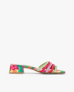Sandalias*Cuplé Sandalia Tiras Tejido Multicolor