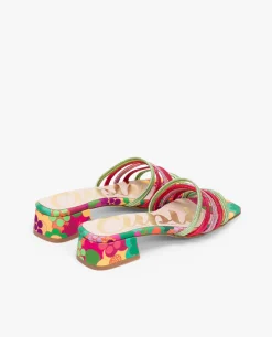 Sandalias*Cuplé Sandalia Tiras Tejido Multicolor