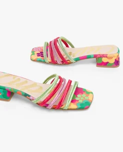 Sandalias*Cuplé Sandalia Tiras Tejido Multicolor