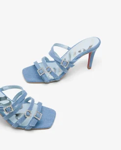 Sandalias*Cuplé Sandalia Tiras Vaquero Azul