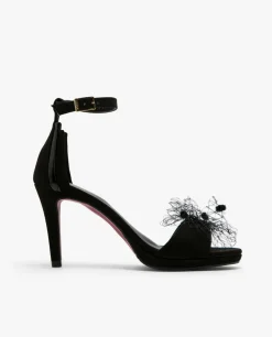 Sandalias*Cuplé Sandalia Ultrasuede Negro