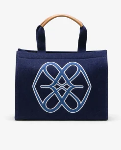 Shoppers Y Bolsos Hombro*Cuplé Shopper Logo Vaquero Marino