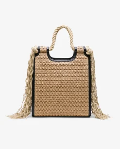Shoppers Y Bolsos Hombro*Cuplé Shopper Rafia Beig