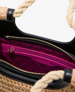 Shoppers Y Bolsos Hombro*Cuplé Shopper Rafia Beig