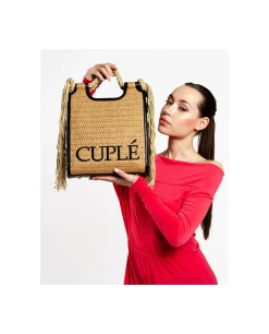 Shoppers Y Bolsos Hombro*Cuplé Shopper Rafia Beig
