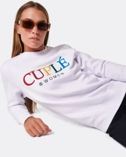Sudaderas Y Jerseis*Cuplé Sudadera Punto Sudadera Blanco