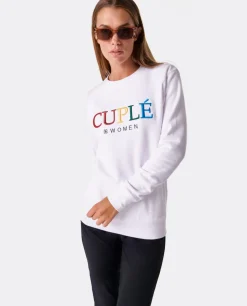 Sudaderas Y Jerseis*Cuplé Sudadera Punto Sudadera Blanco