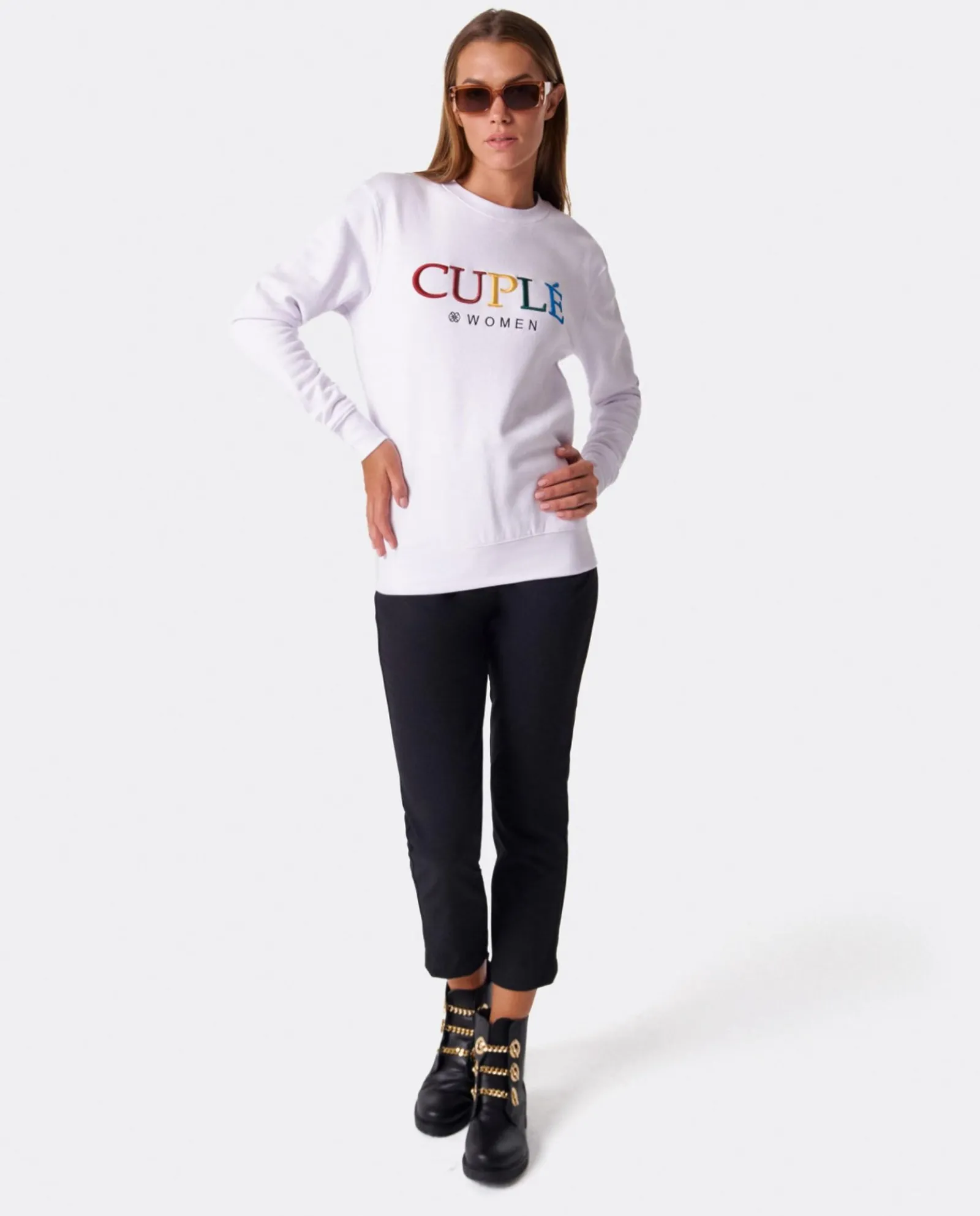 Sudaderas Y Jerseis*Cuplé Sudadera Punto Sudadera Blanco