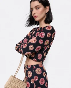 Camisas Y Tops*Cuplé Top Gasa Estampado Flor Multi