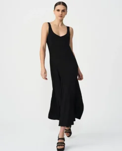 Vestidos*Cuplé Vestido Midi Punto Negro